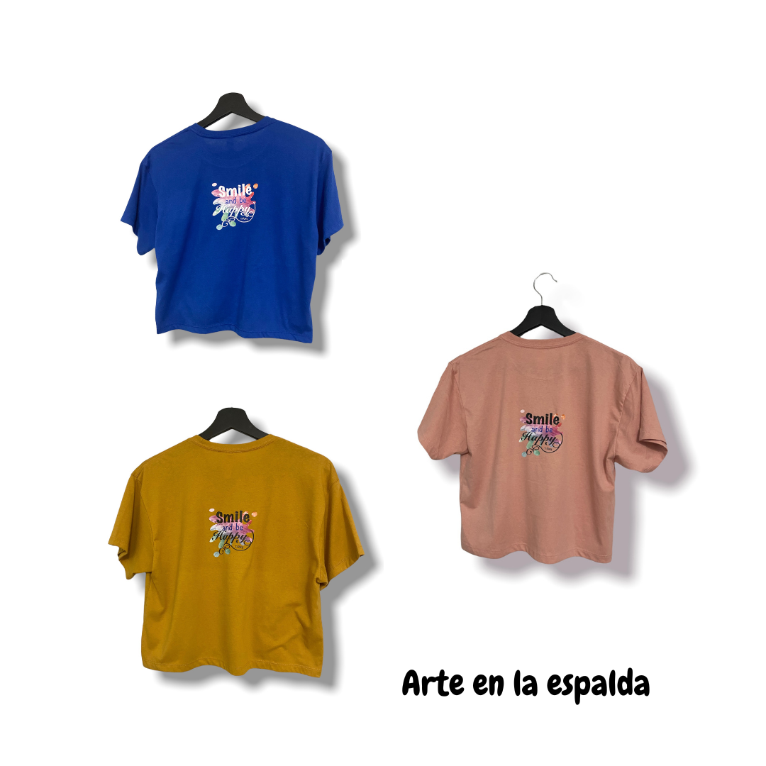 Crop Top T-Shirt (Camisa Corta)