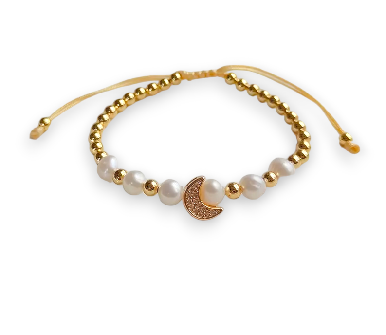 Estelar Perlado - Pulseras Hilo