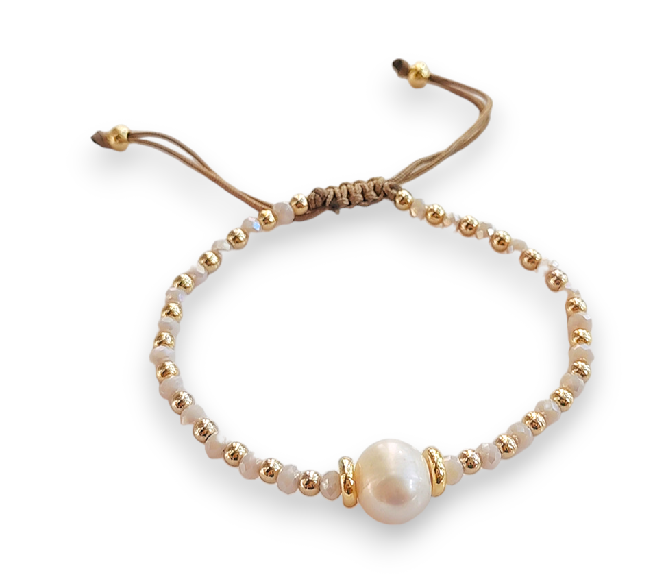Perla Celestial - Pulsera Hilo