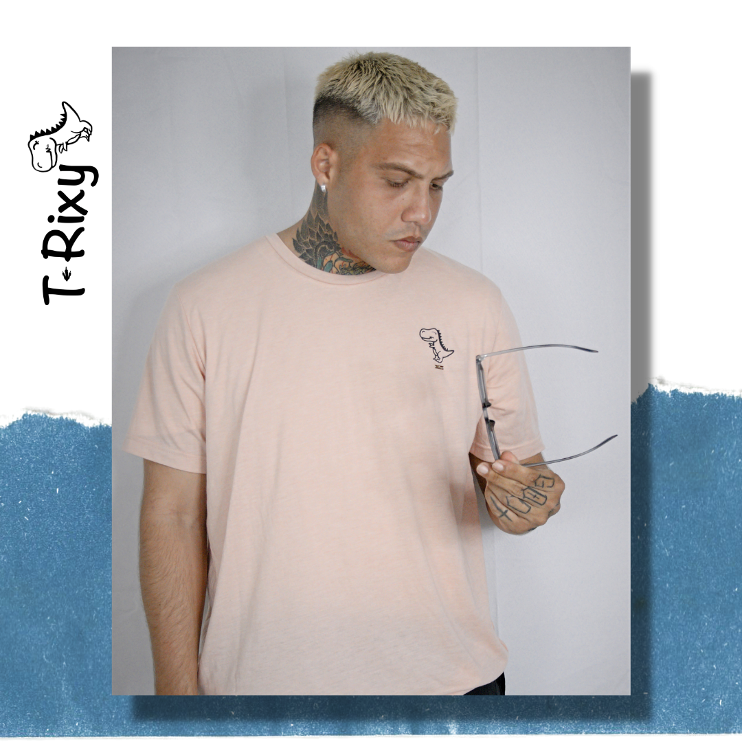 T-Shirt Peach (Camisa color melocotón suave)