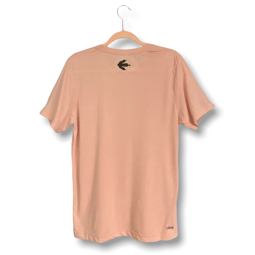 T-Shirt Peach (Camisa color melocotón suave)