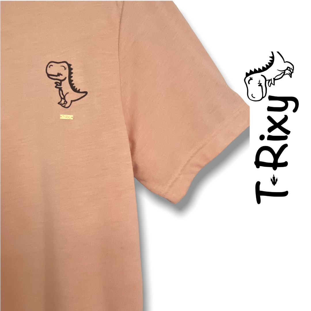 T-Shirt Peach (Camisa color melocotón suave)