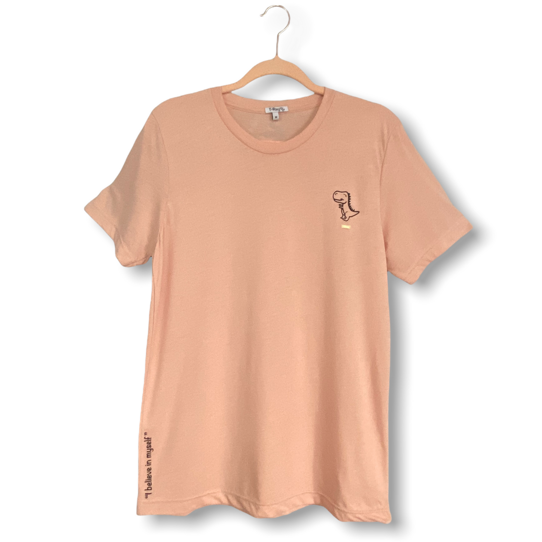 T-Shirt Peach (Camisa color melocotón suave)