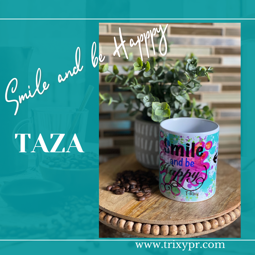 Taza “Smile and be Happy”